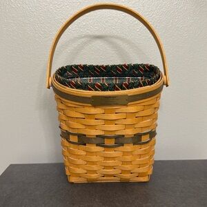 1998 Longaberger Christmas Collection Glad Tidings Basket